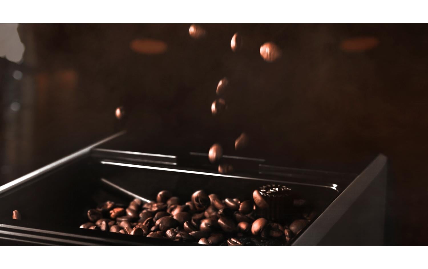 Siebträgermaschine Crema One Touch Schwarz/Silber - MEGART