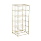 Weinregal Duo Floor 57 x 25 cm, Gold - MEGART