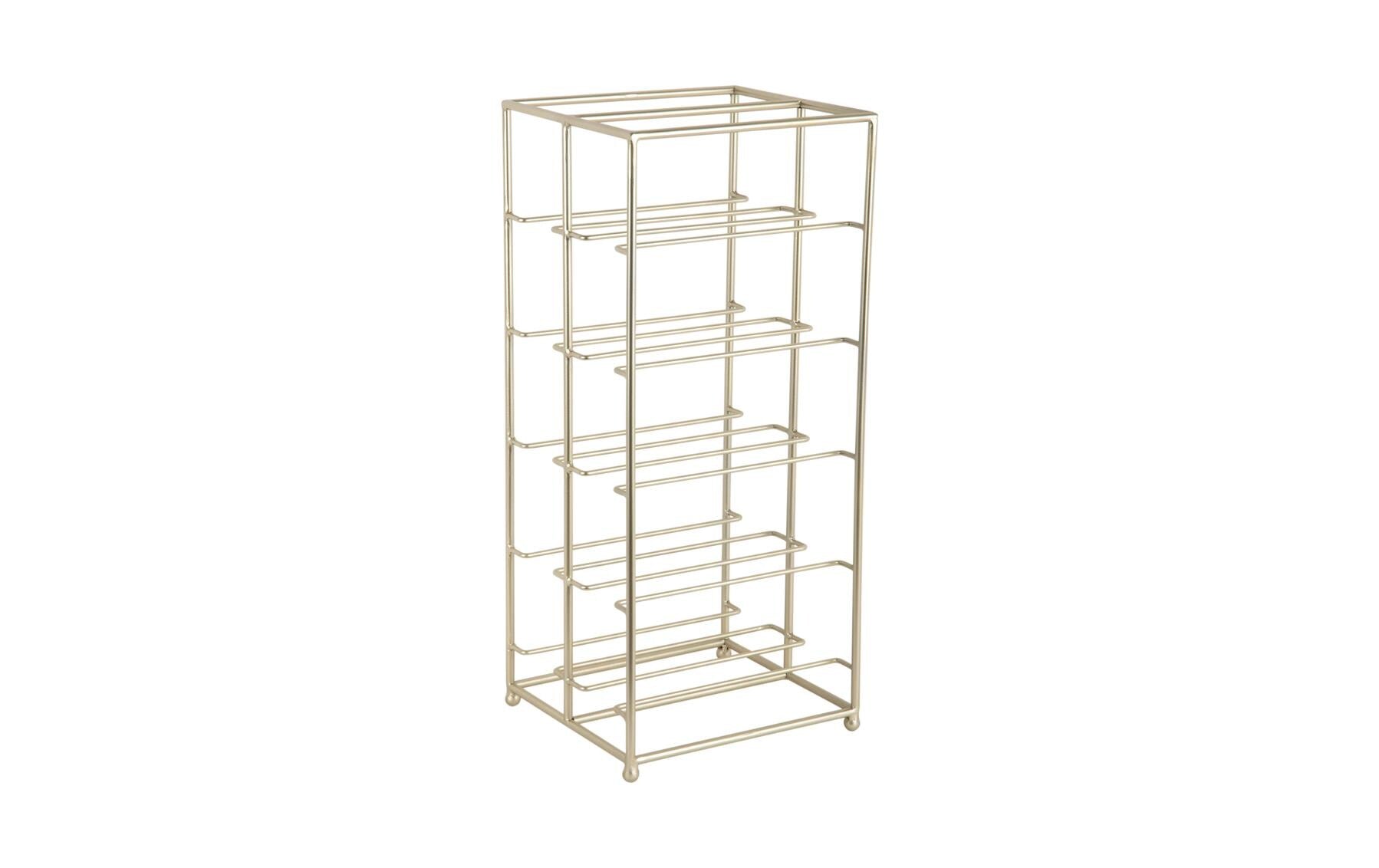 Weinregal Duo Floor 57 x 25 cm, Gold - MEGART