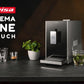 Siebträgermaschine Crema One Touch Schwarz/Silber - MEGART