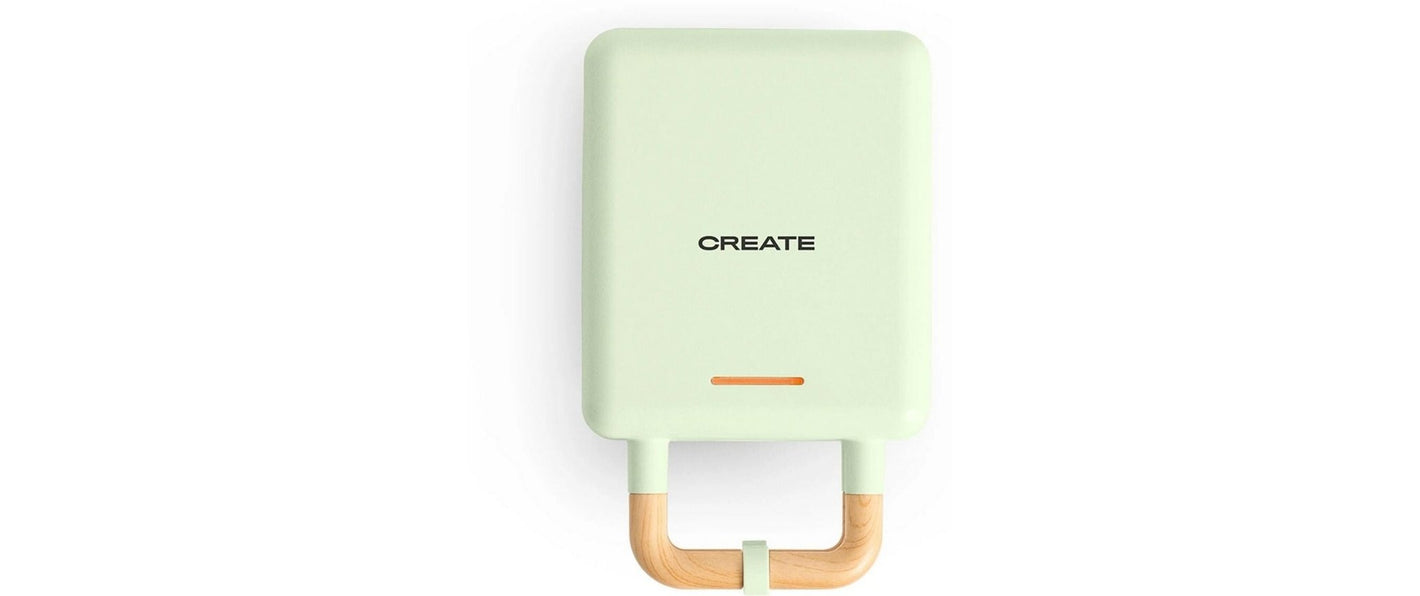 Waffeleisen Stone 2 in 1 Compact Pastellgrün - MEGART