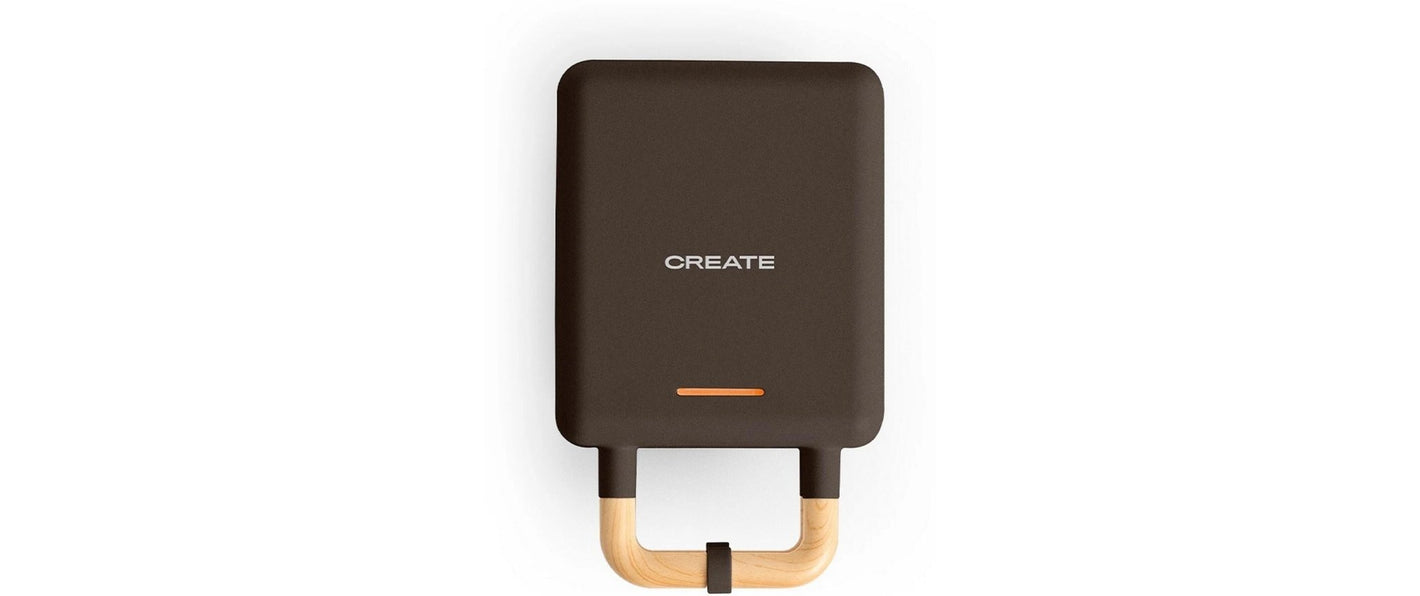 Waffeleisen Stone 2 in 1 Compact Braun - MEGART
