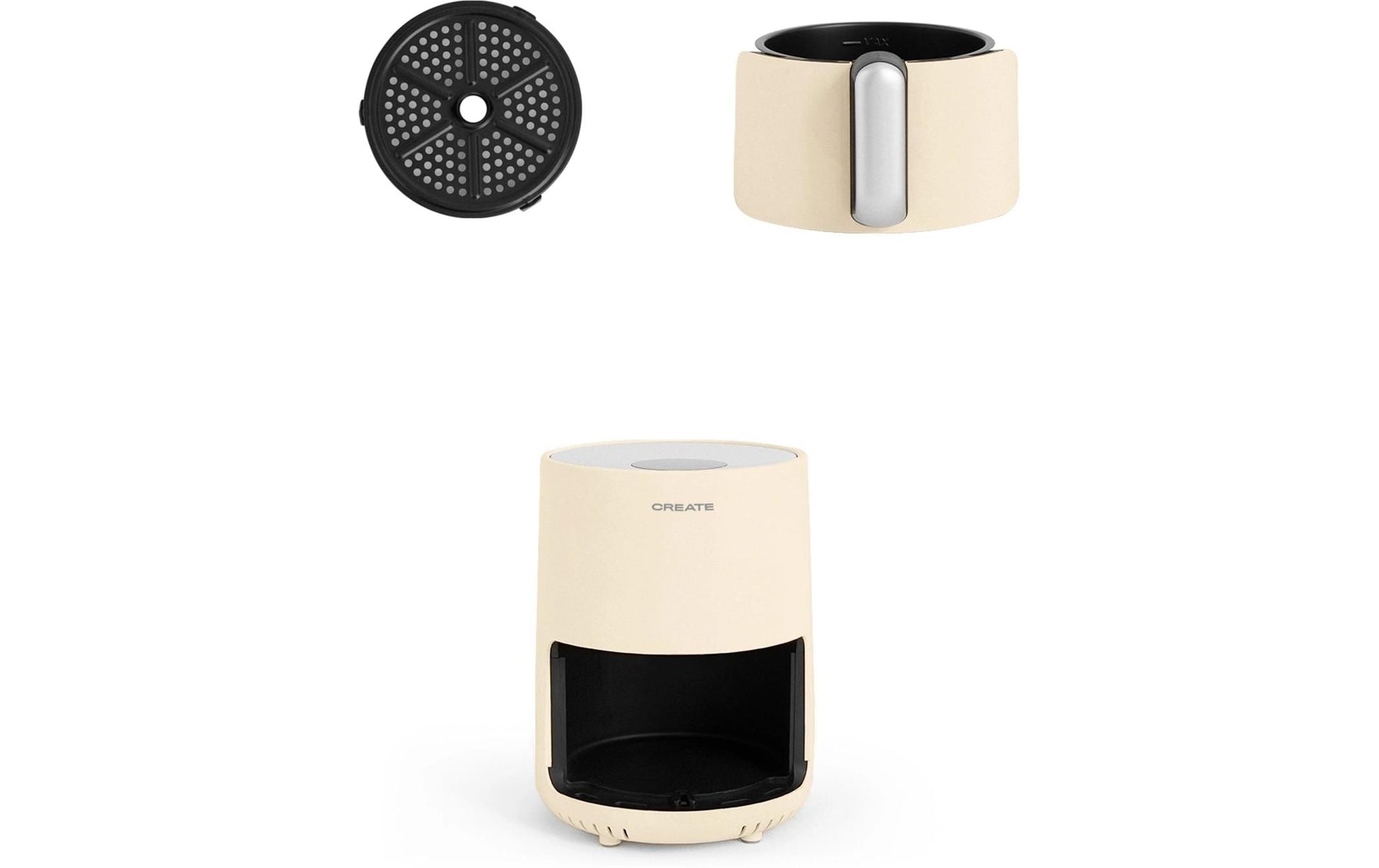 Heissluft - Fritteuse Air Fryer Creme 1.5 l - MEGART