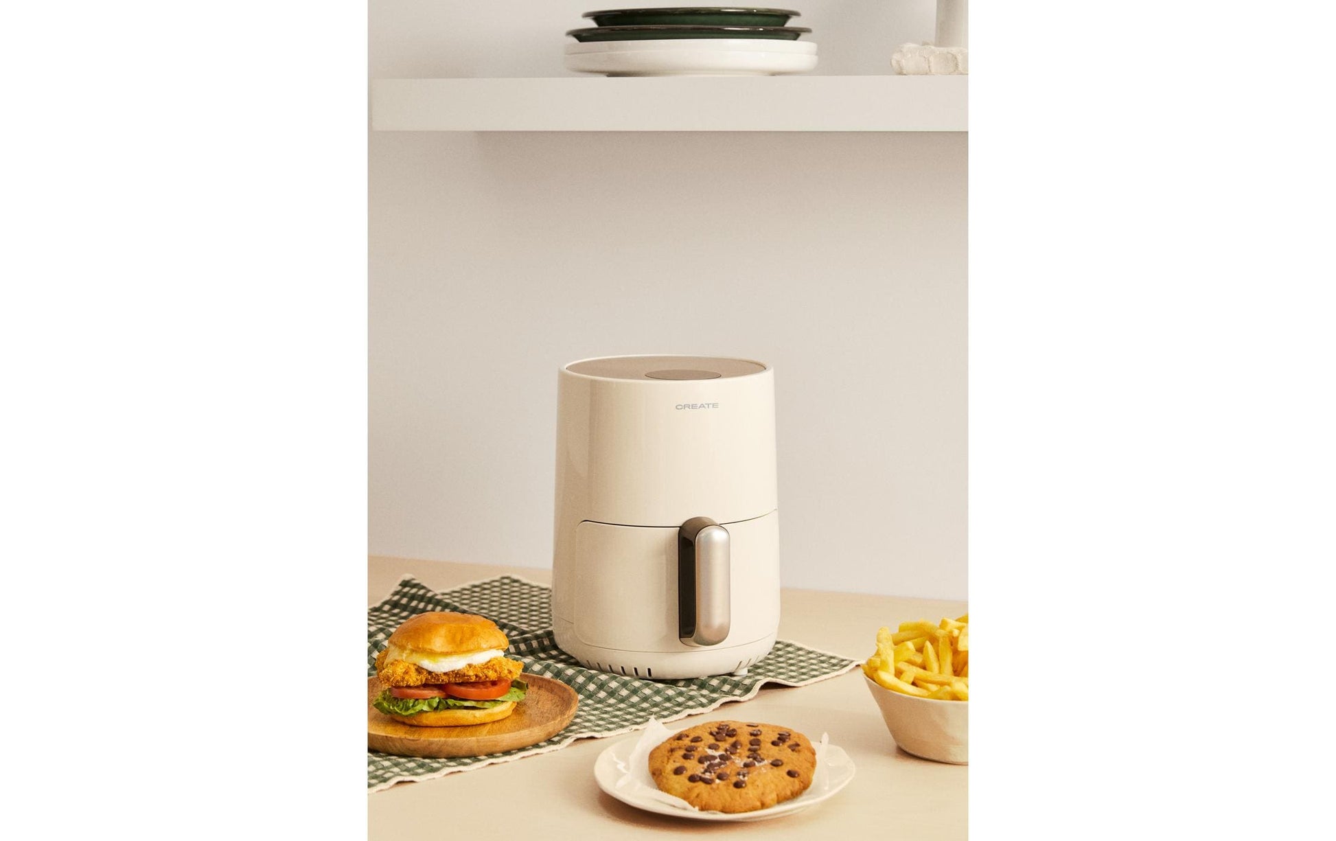 Heissluft - Fritteuse Air Fryer Creme 1.5 l - MEGART