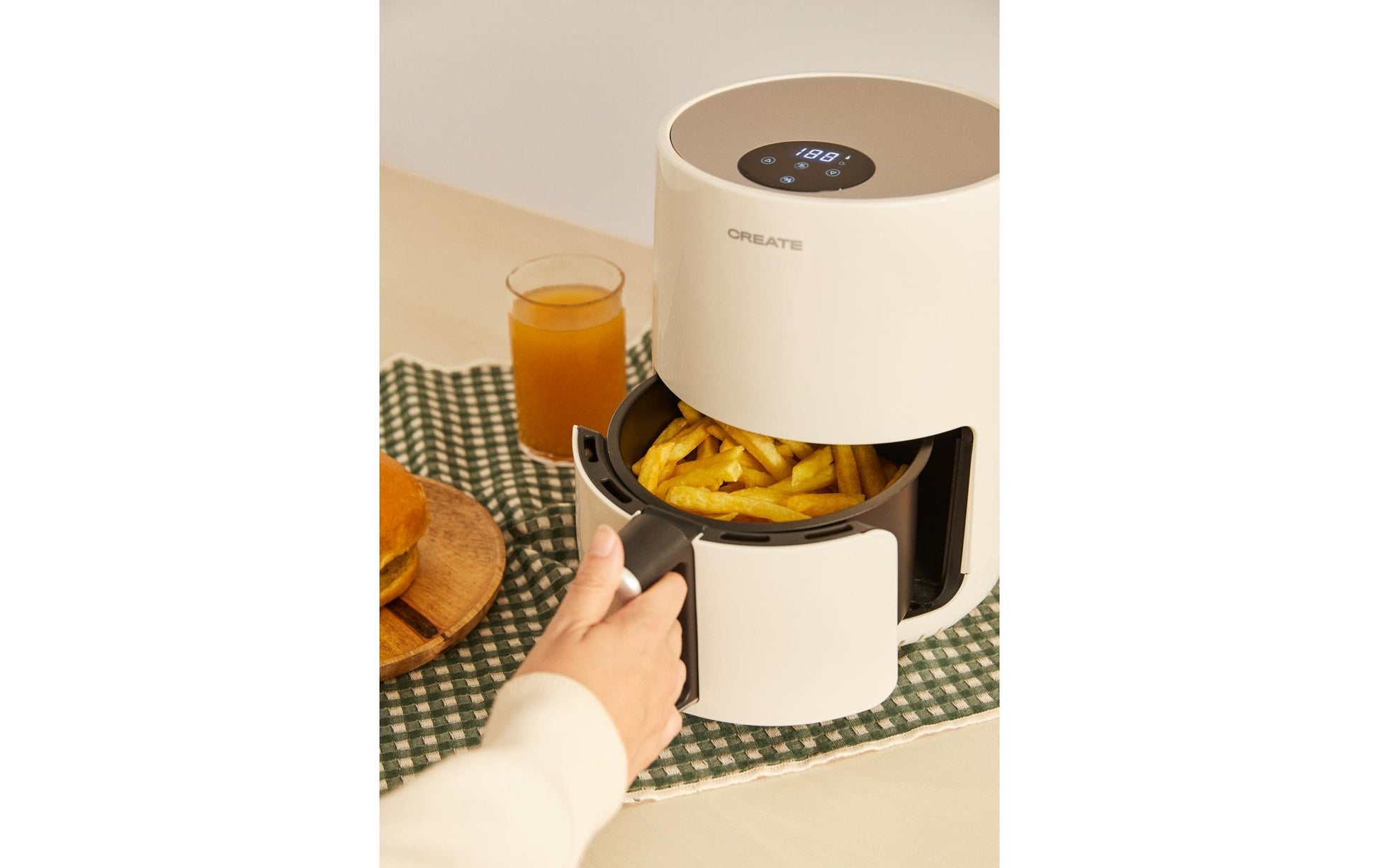 Heissluft - Fritteuse Air Fryer Creme 1.5 l - MEGART