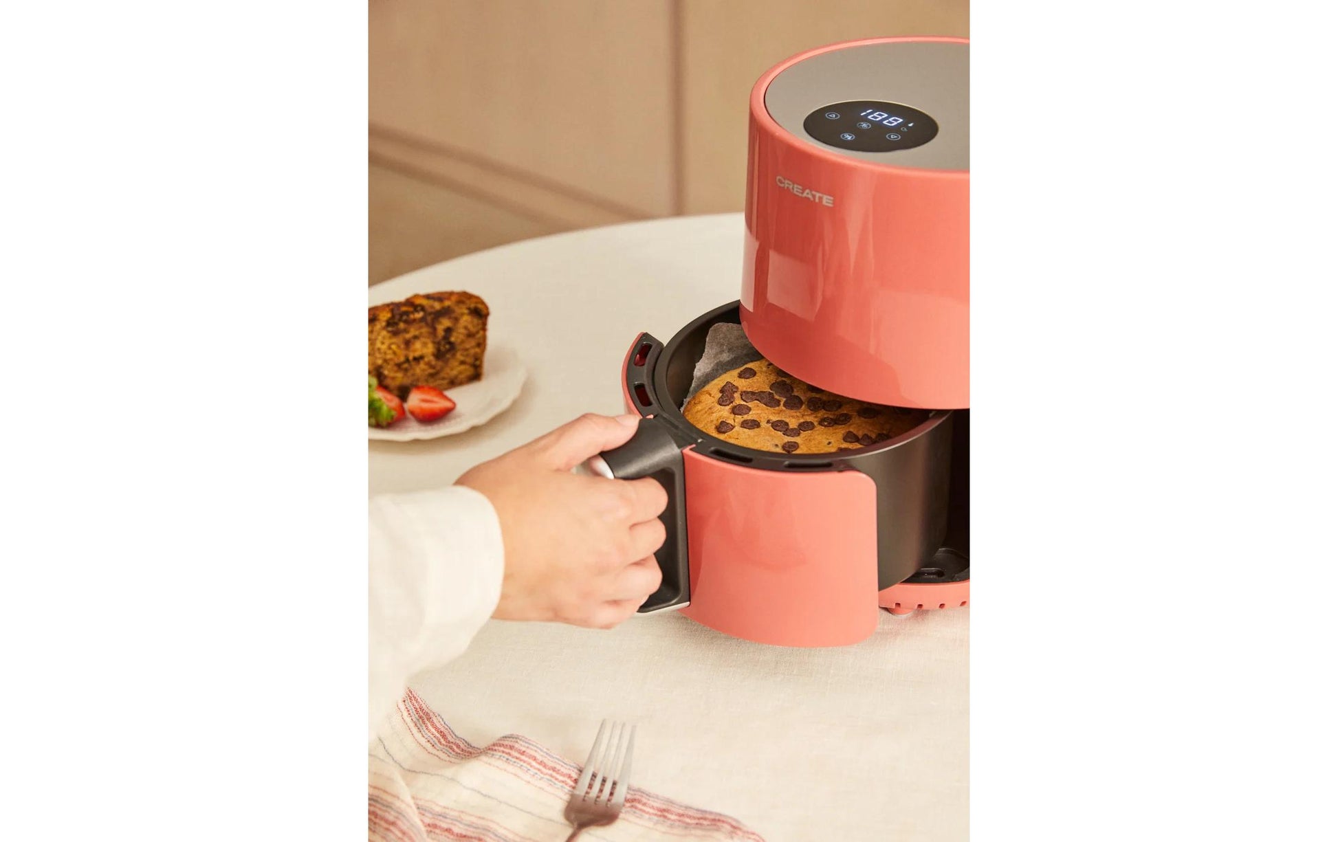 Heissluft - Fritteuse Air Fryer Terrakotta 1.5 l - MEGART