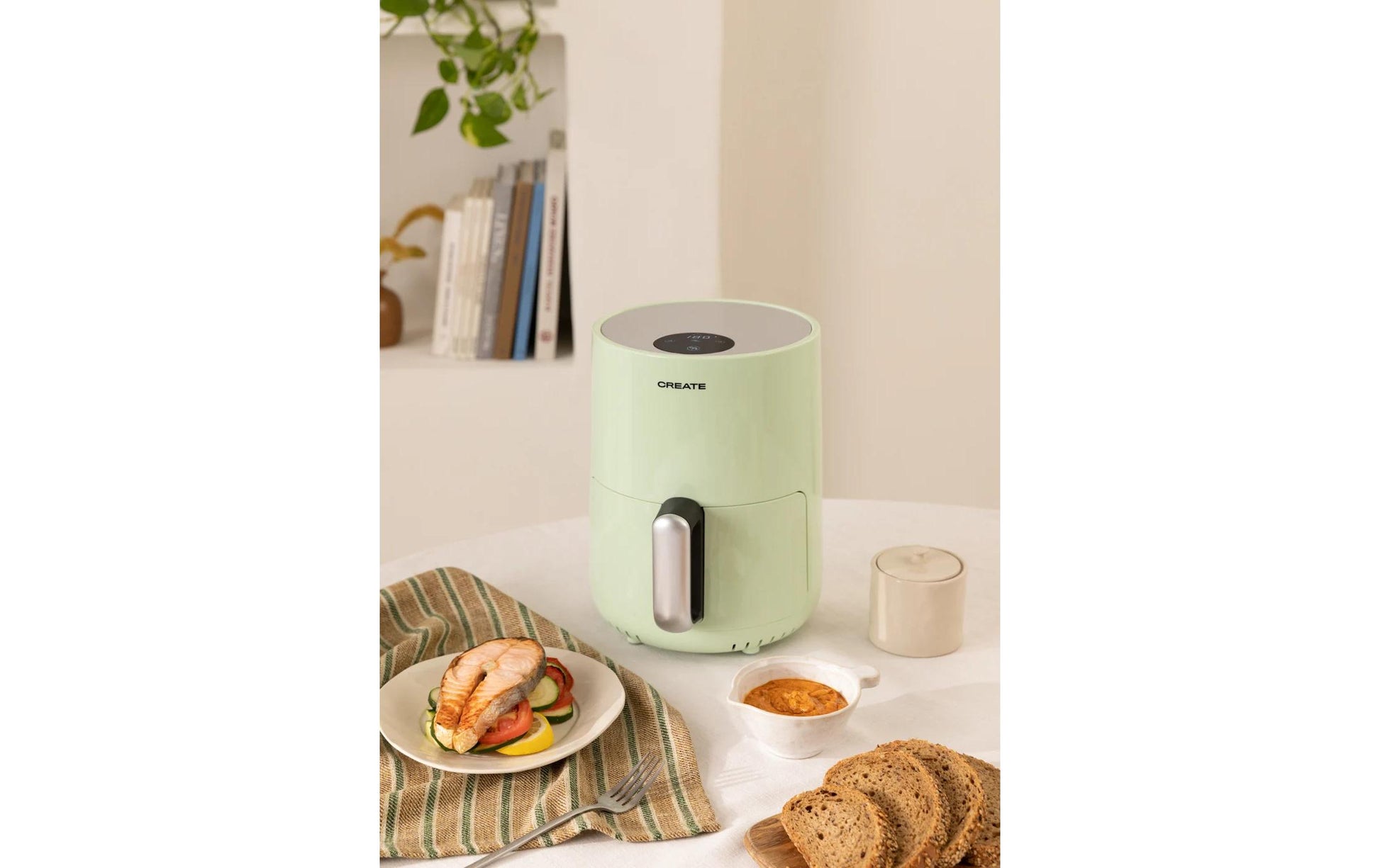Fritteuse Air Fryer Pastelgrün 1.5 l - MEGART