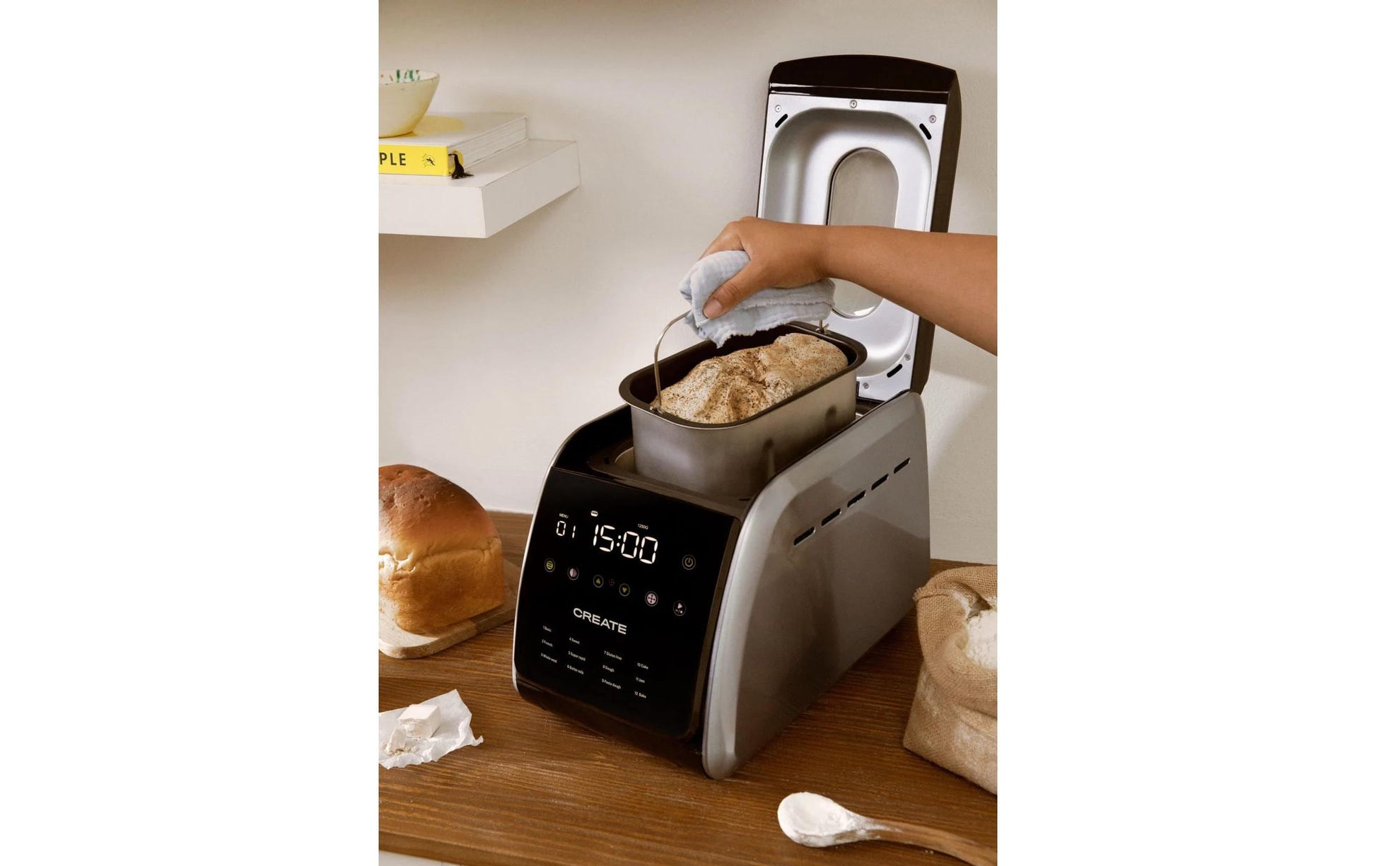 Brotbackmaschine Chef Bread Schwarz - MEGART