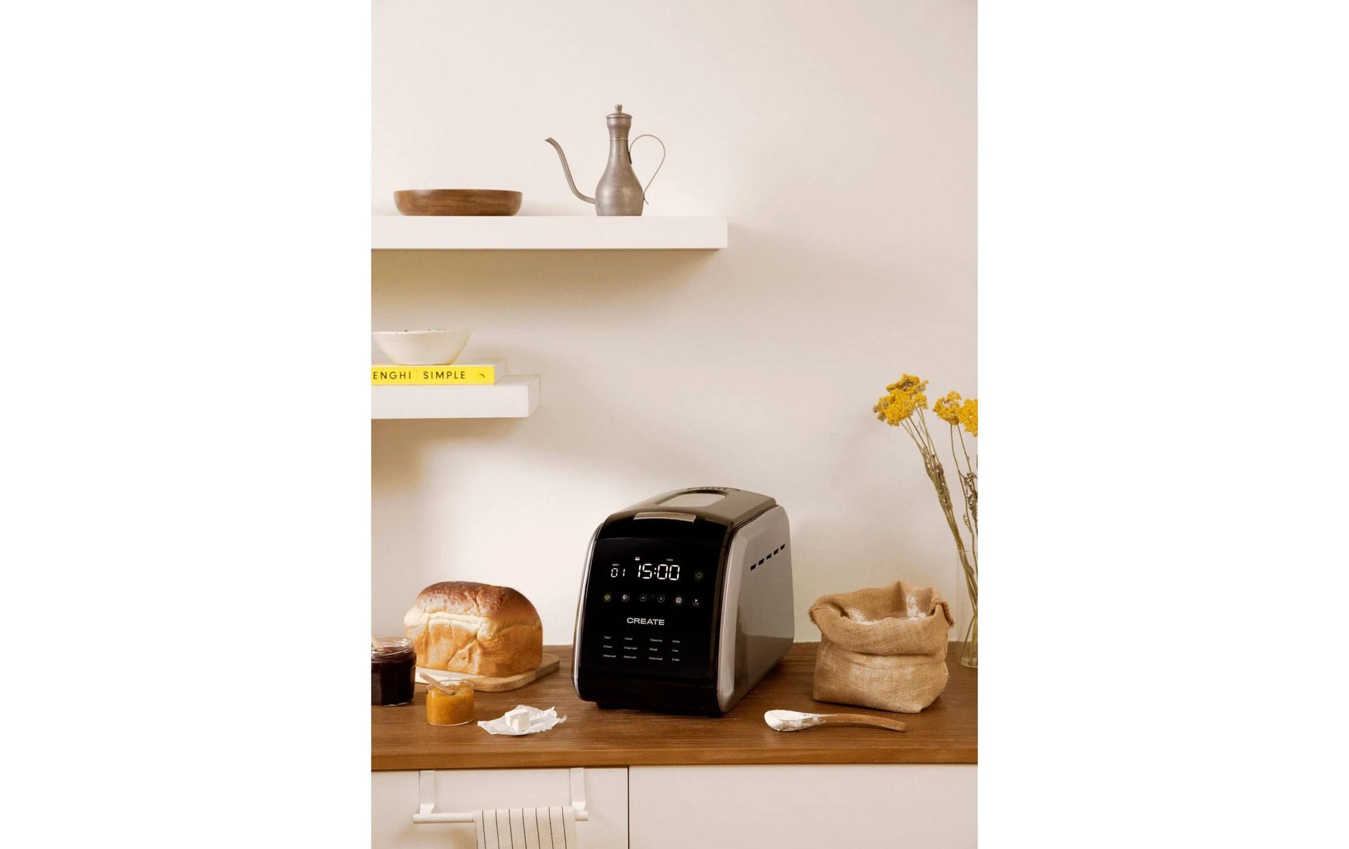 Brotbackmaschine Chef Bread Schwarz - MEGART