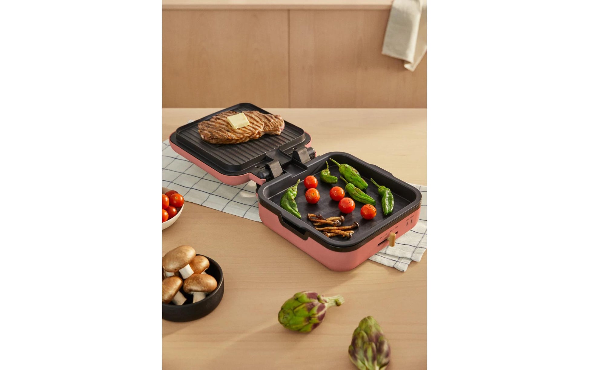 Waffeleisen Stone Studio Pro - 180° Terrakotta - MEGART