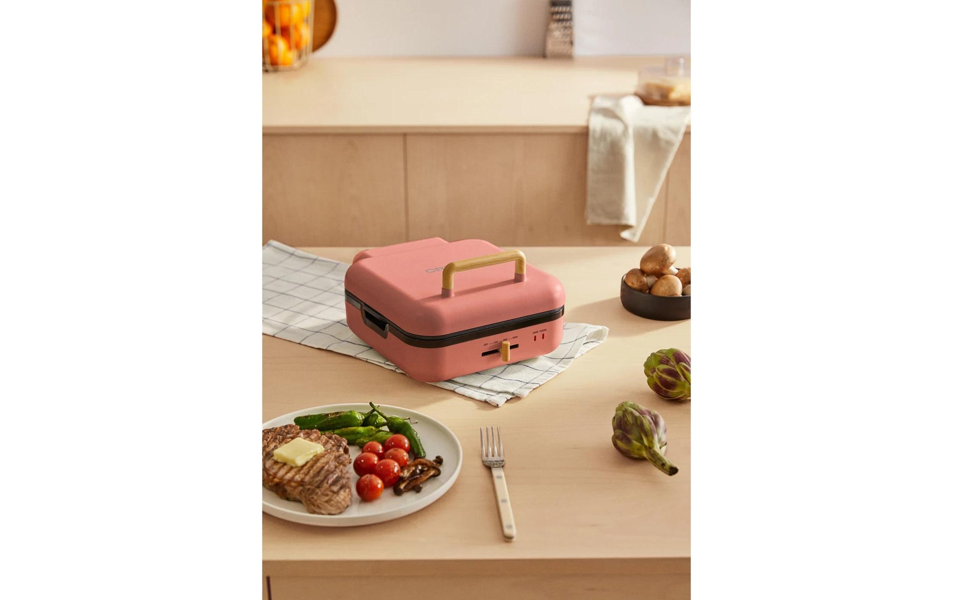 Waffeleisen Stone Studio Pro - 180° Terrakotta - MEGART