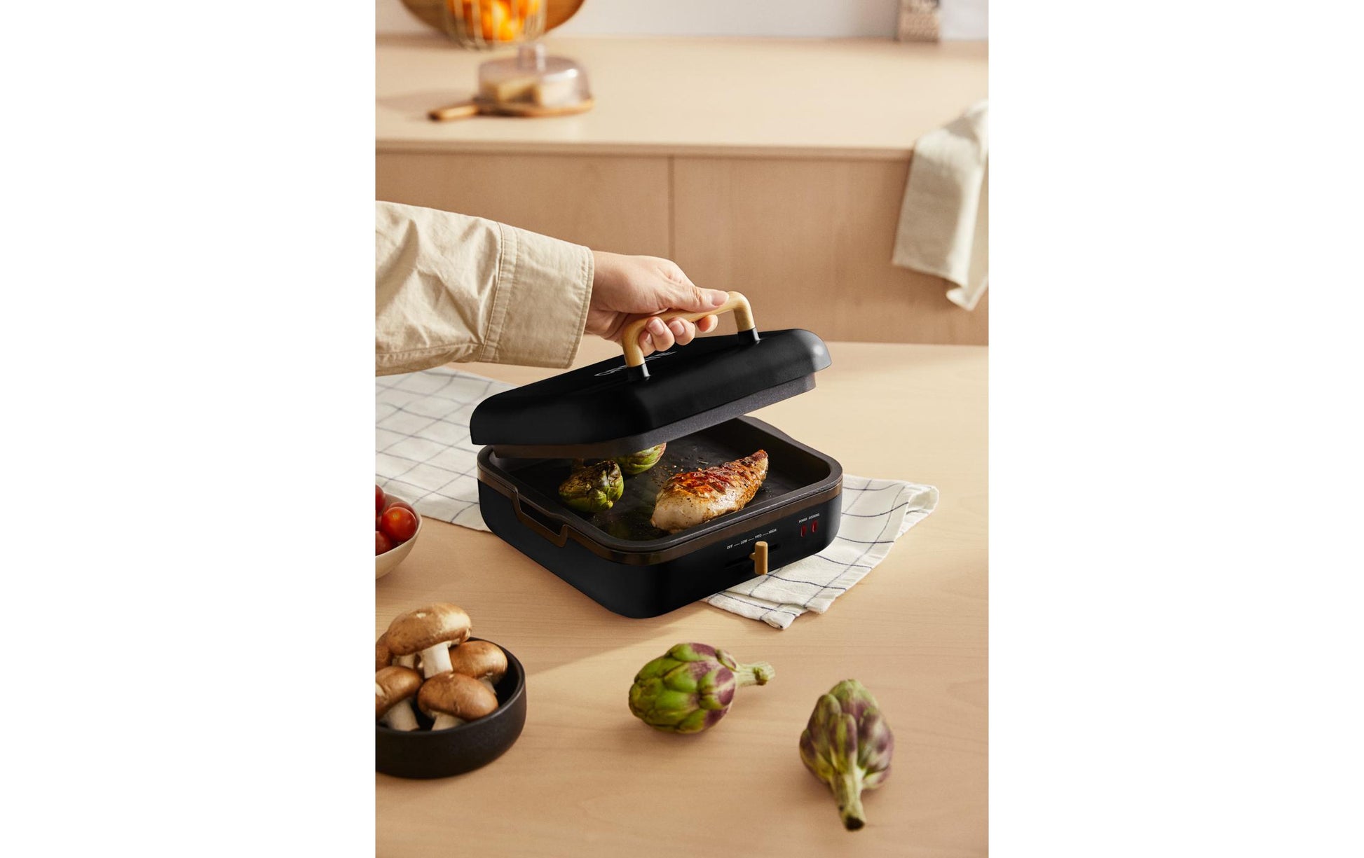 Waffeleisen Stone Studio Pro - 180° Schwarz - MEGART