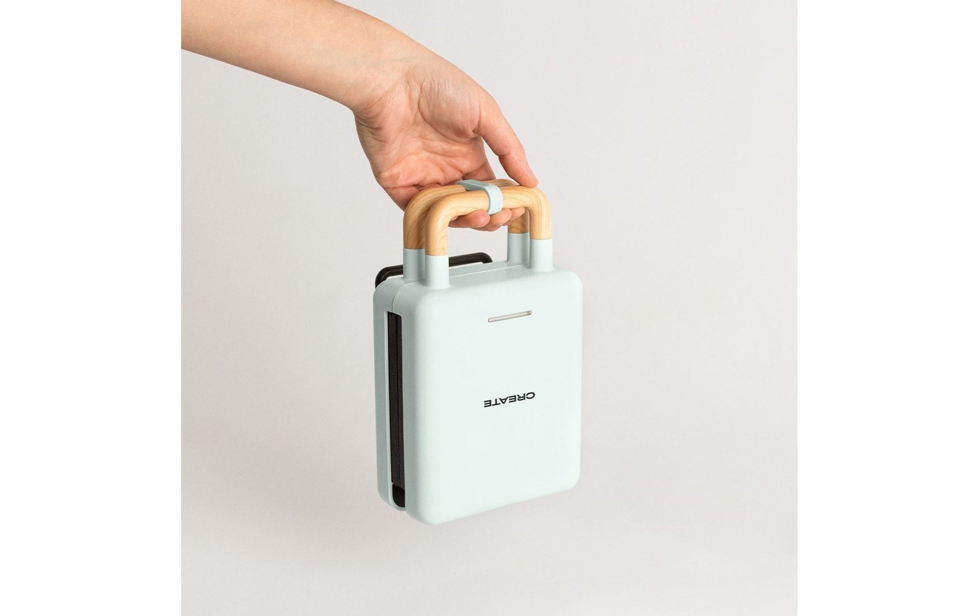 Waffeleisen Stone 2 in 1 Compact Pastellblau - MEGART