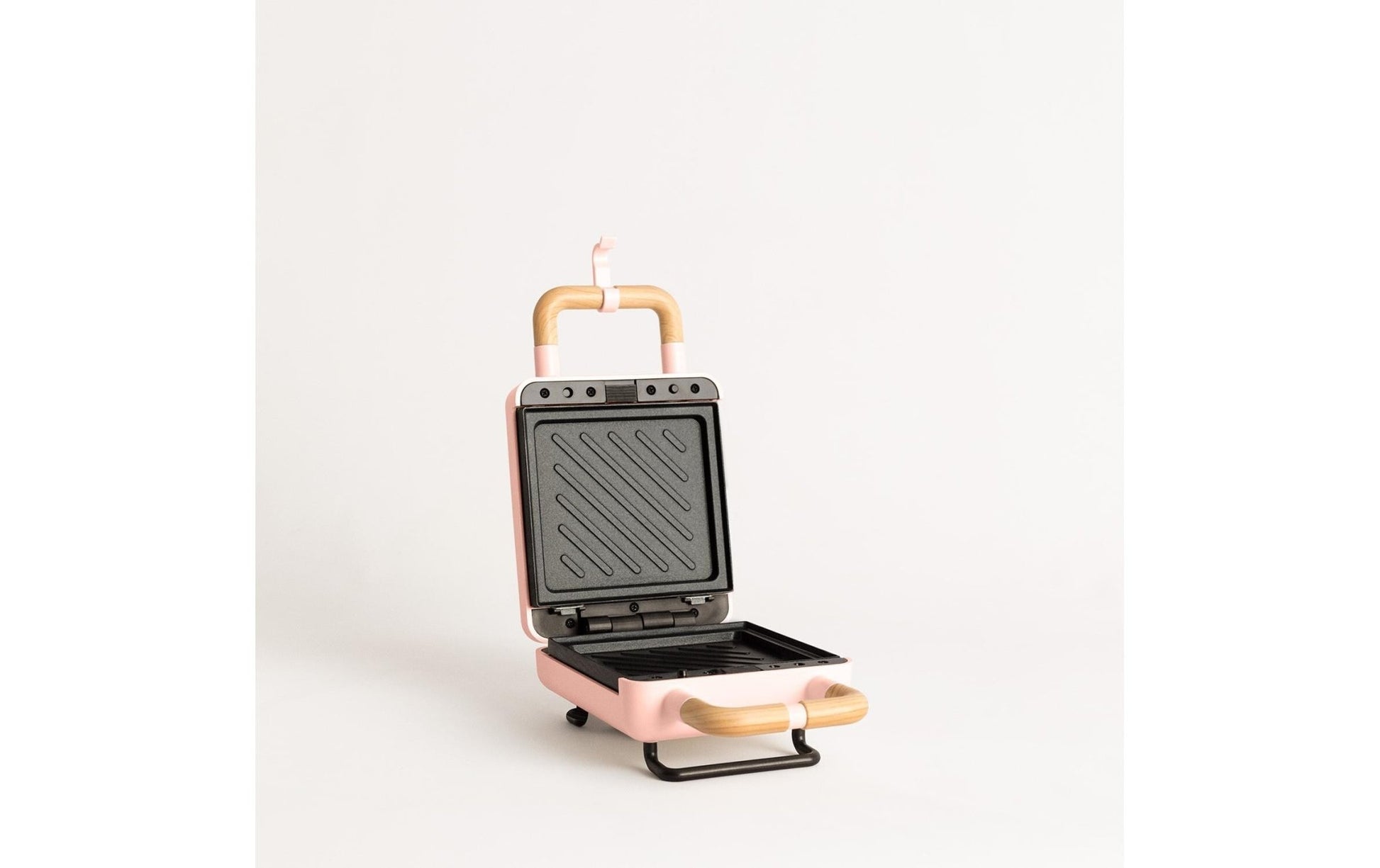 Waffeleisen Stone 2 in 1 Compact Pastellrosa - MEGART