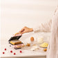 Waffeleisen Stone 2 in 1 Compact Pastellrosa - MEGART