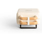 Waffeleisen Stone 2 in 1 Compact Wollweiss - MEGART