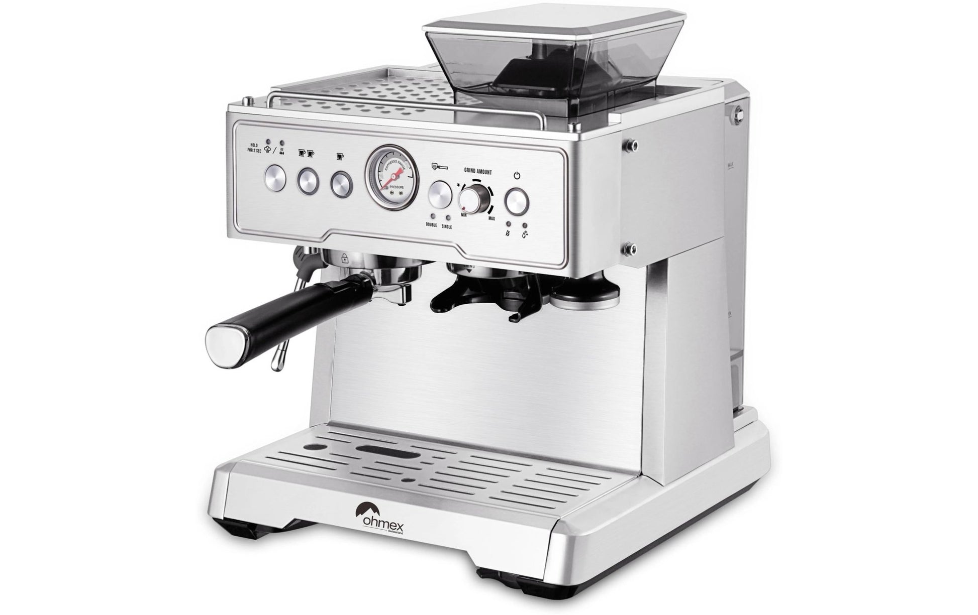 Siebträgermaschine OHM - XPS - 7303 Edelstahl - MEGART