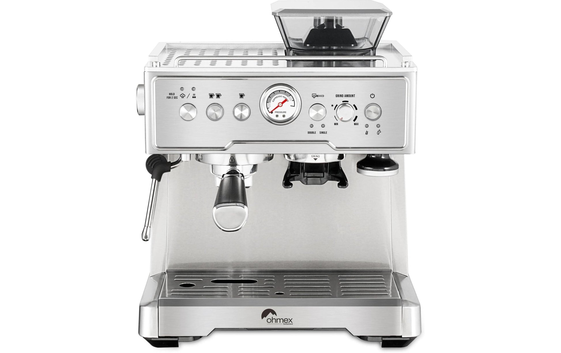 Siebträgermaschine OHM - XPS - 7303 Edelstahl - MEGART