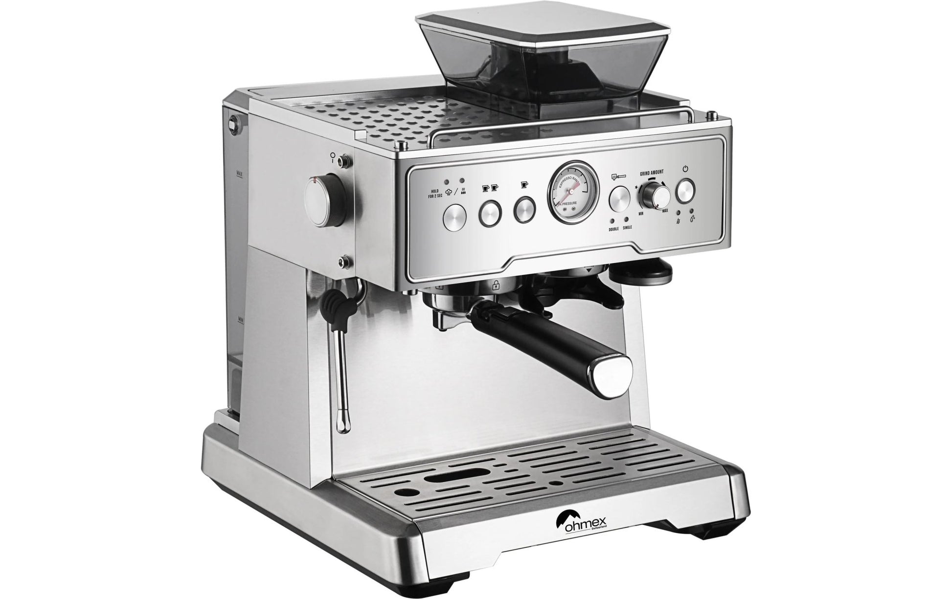 Siebträgermaschine OHM - XPS - 7303 Edelstahl - MEGART