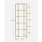 Regal 5 Ablagen 40 x 177.3 cm, Gold - MEGART