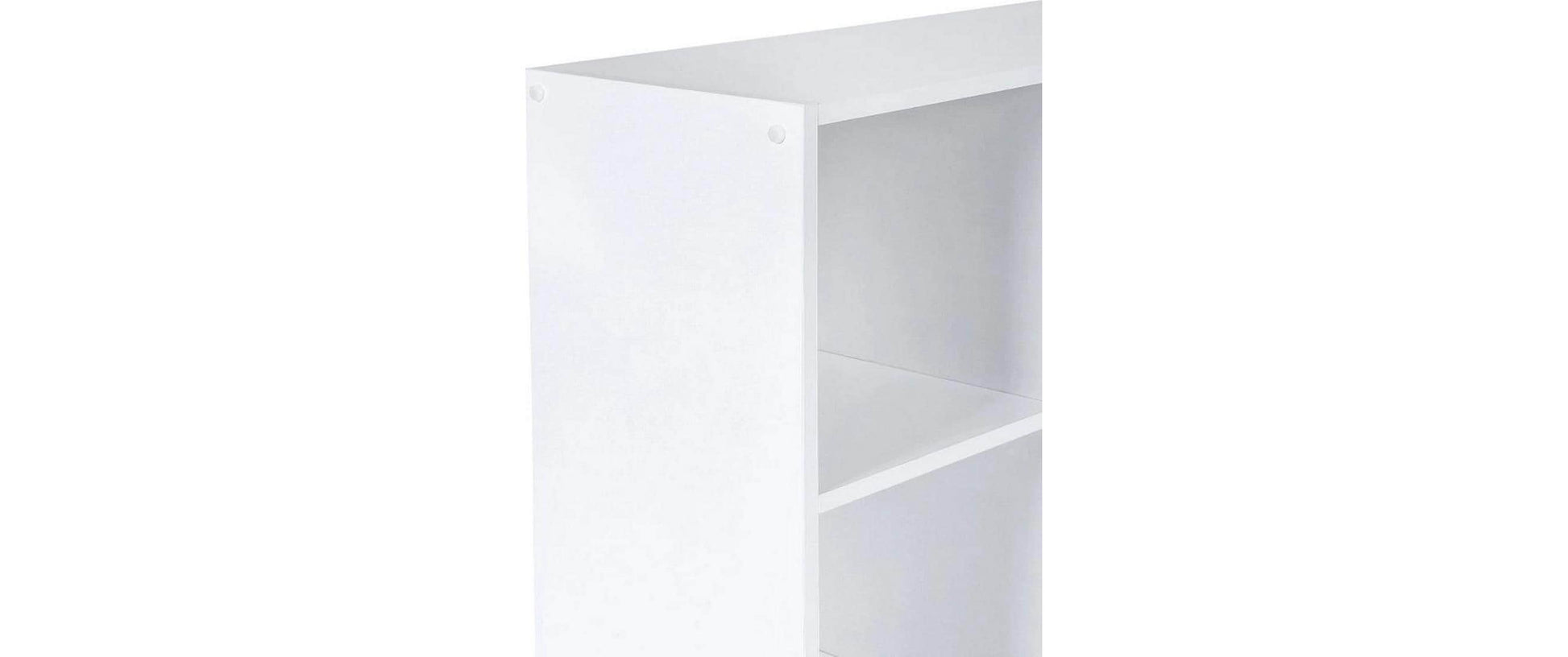 Regal 5 Ablagen 50 x 80 cm, Weiss - MEGART