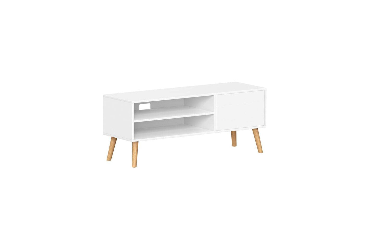 TV-Möbel Skandinavisch 110 x 40 cm, Weiss
