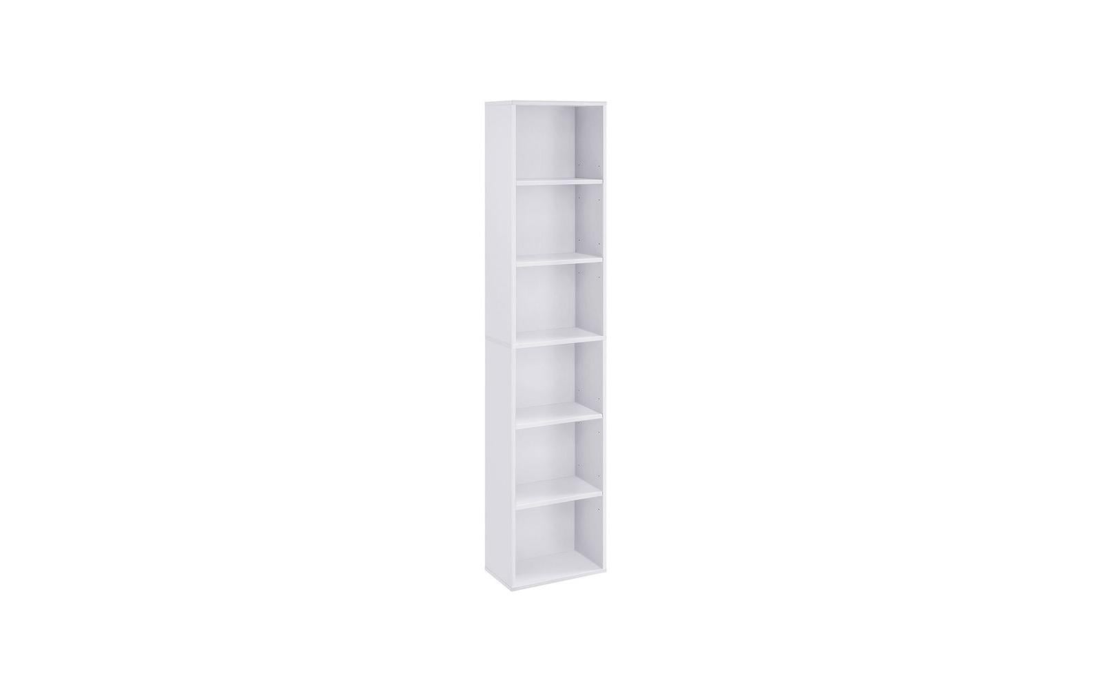Regal 6 Ablagen 40 x 178.5 cm, Weiss - MEGART