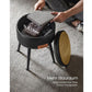 Hocker 32 cm, Schwarz - MEGART
