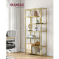 Regal 6 Ablagen 80 x 180.3 cm, Gold - MEGART