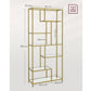 Regal 6 Ablagen 80 x 180.3 cm, Gold - MEGART