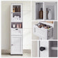 Vitrine Landhausstil 40 x 165 cm, Weiss - MEGART