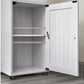 Vitrine Landhausstil 40 x 165 cm, Weiss - MEGART