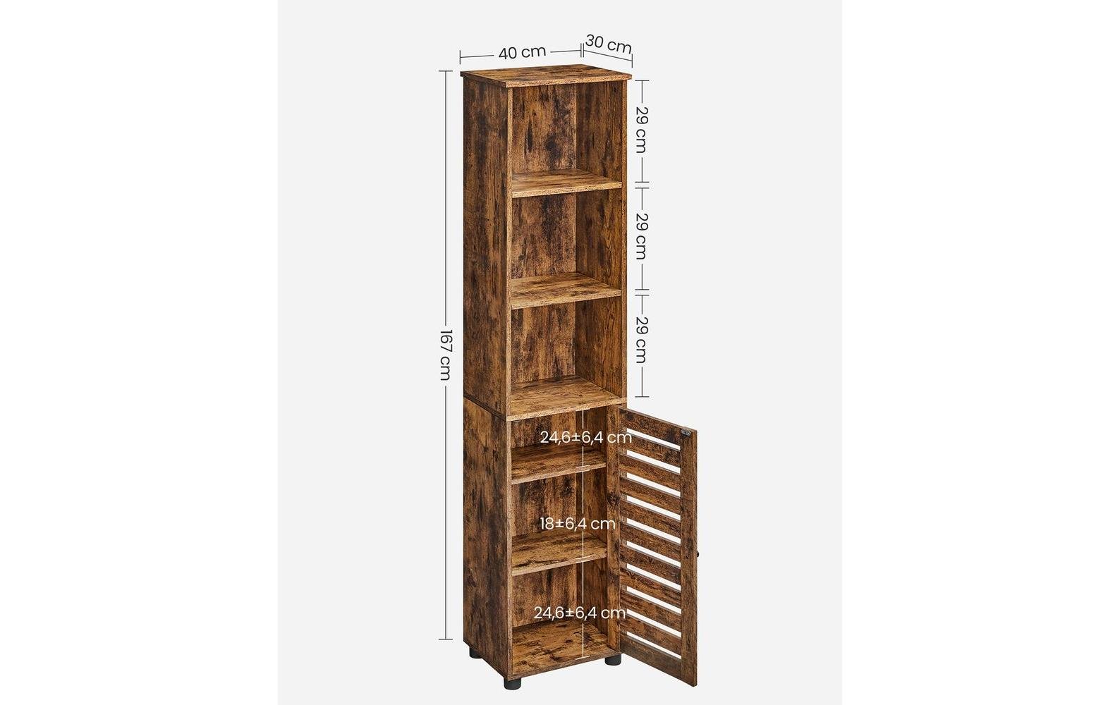 Vitrine 40 x 167 cm, Braun - MEGART