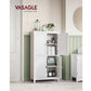 Vitrine Landhausstil 60 x 110 cm, Weiss Holz - MEGART