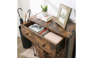 Kommode 80 x 68.6 cm, Braun - MEGART