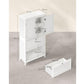 Vitrine Landhausstil 60 x 110 cm, Weiss, Holz - MEGART