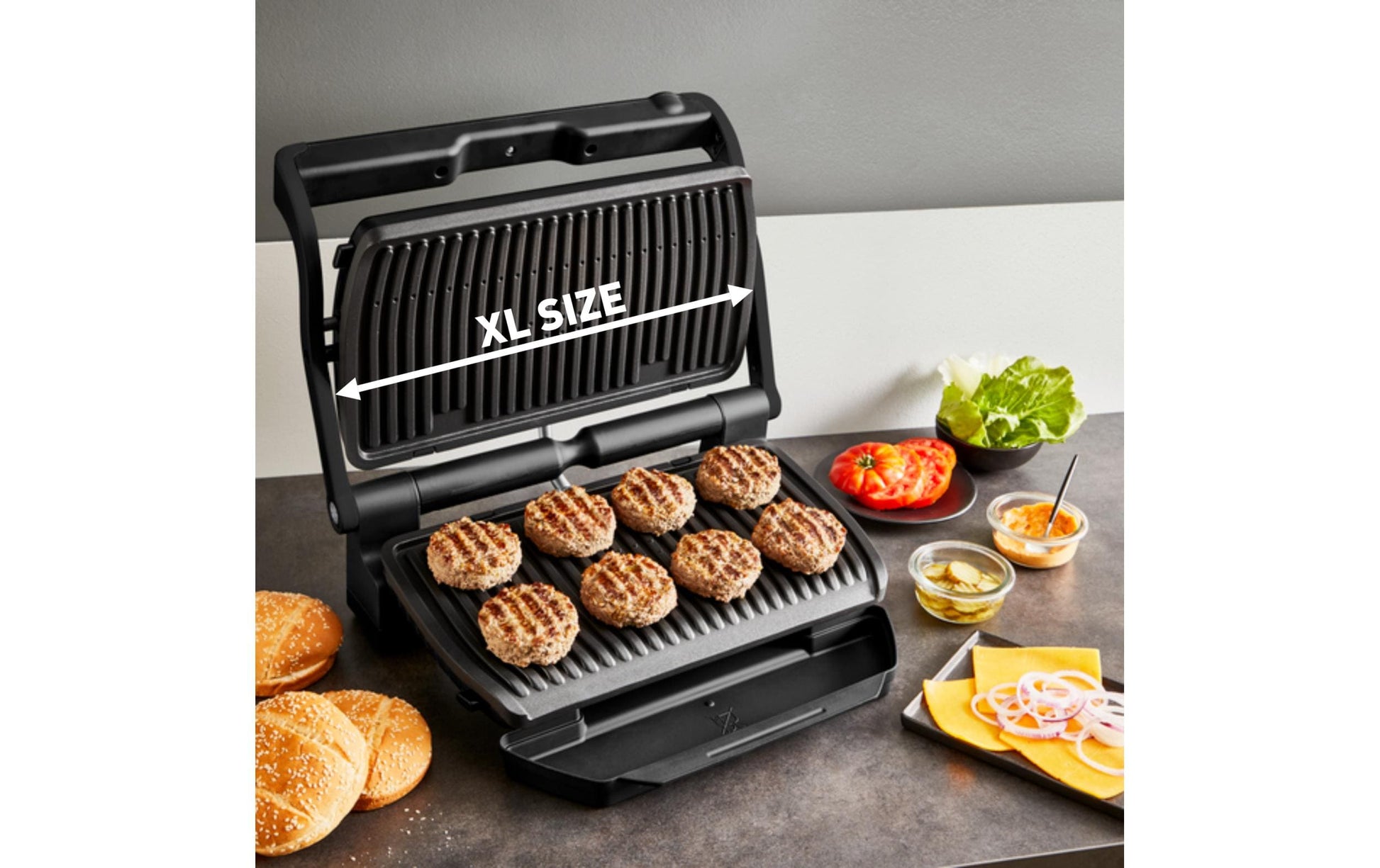 Kontaktgrill OptiGrill+ XL GC7278 2000 W - MEGART