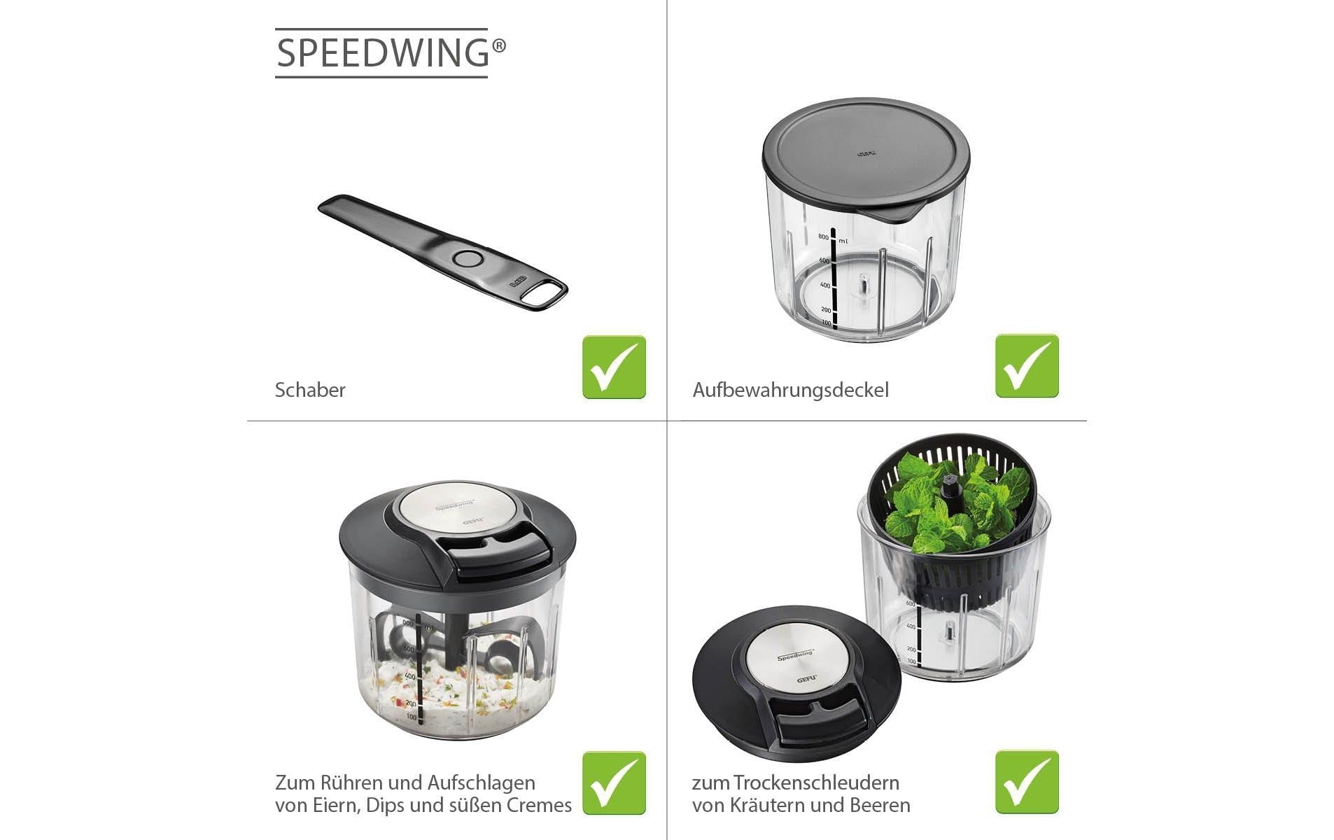 Hacker Speedwing 800 ml, Transparent - MEGART