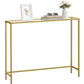 Konsolentisch 100.5 x 80 cm, Gold - MEGART