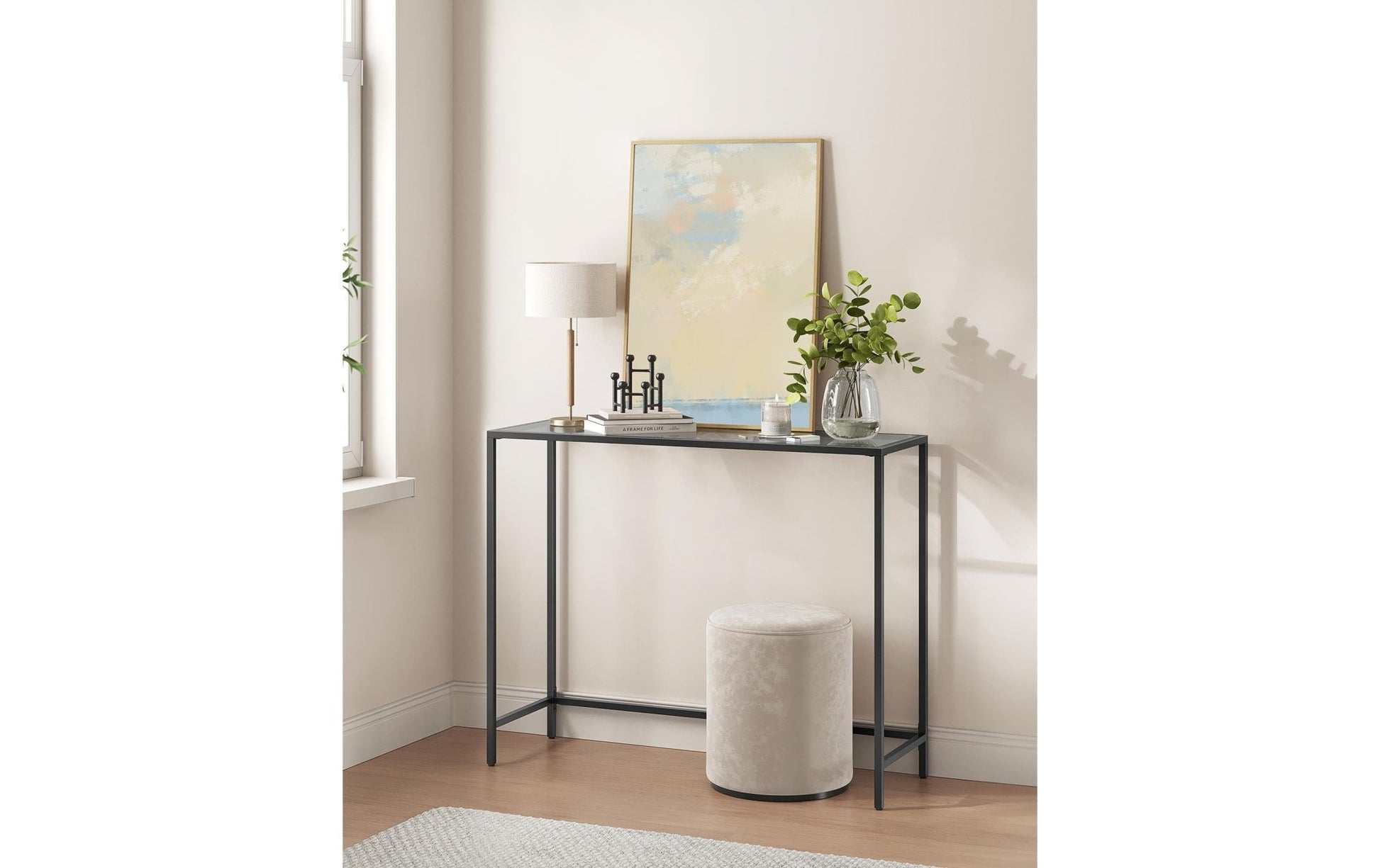 Konsolentisch 100.5 x 80 cm, Schwarz - MEGART