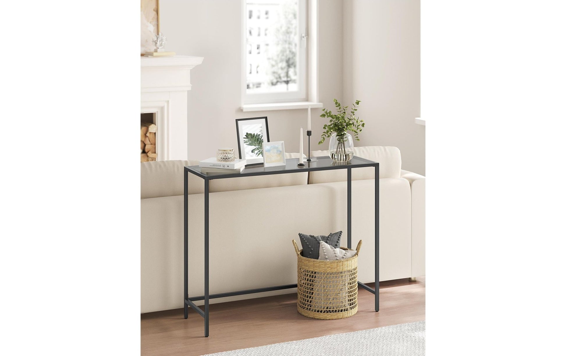 Konsolentisch 100.5 x 80 cm, Schwarz - MEGART