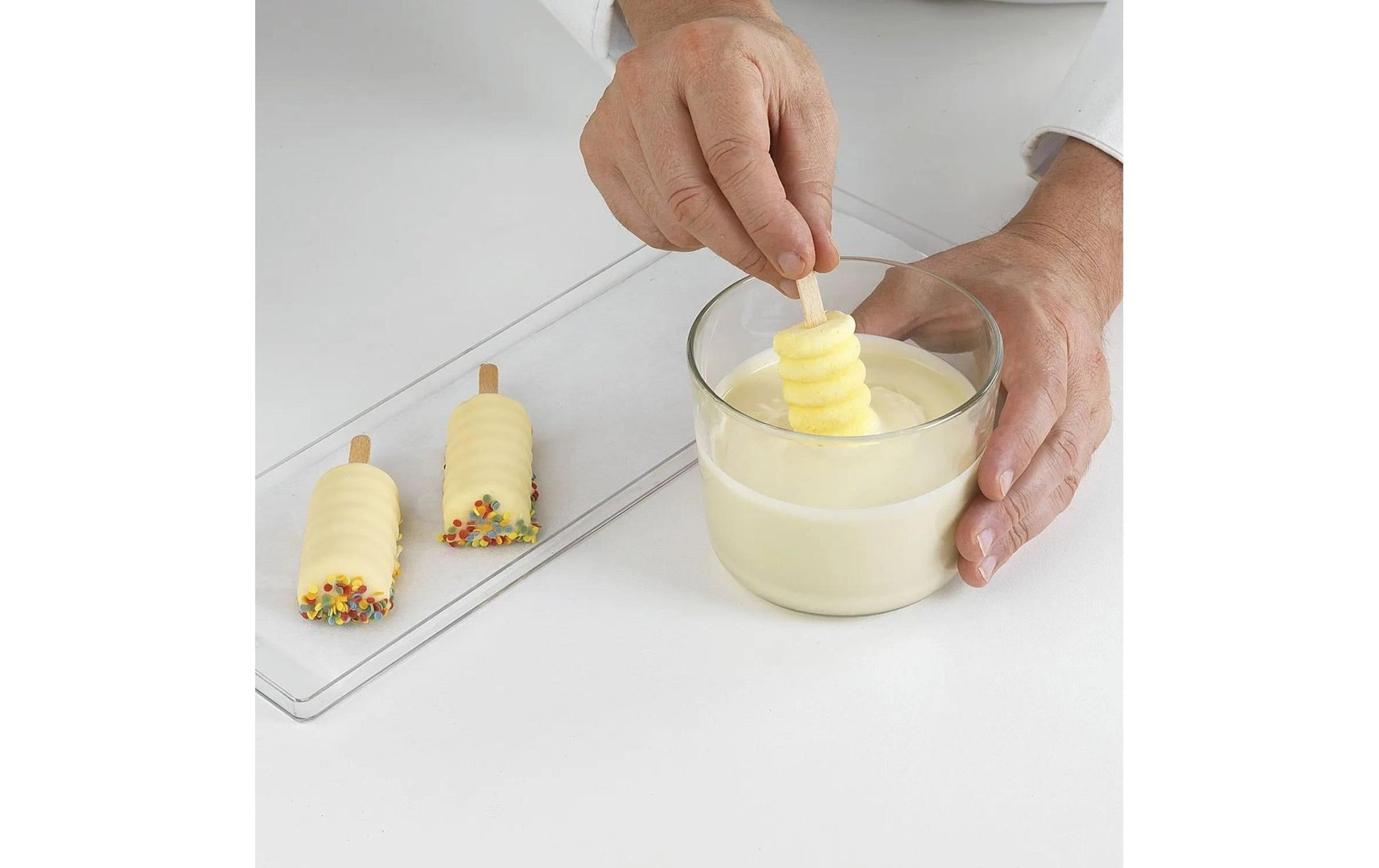 Glaceform Silikonform für Eis – Mini Tango Weiss - MEGART