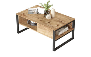 Couchtisch Ml34 - A 100 x 44.4 cm, Braun - MEGART