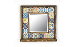 Spiegel Sto016 32.5 x 33 cm, Mehrfarbig - MEGART