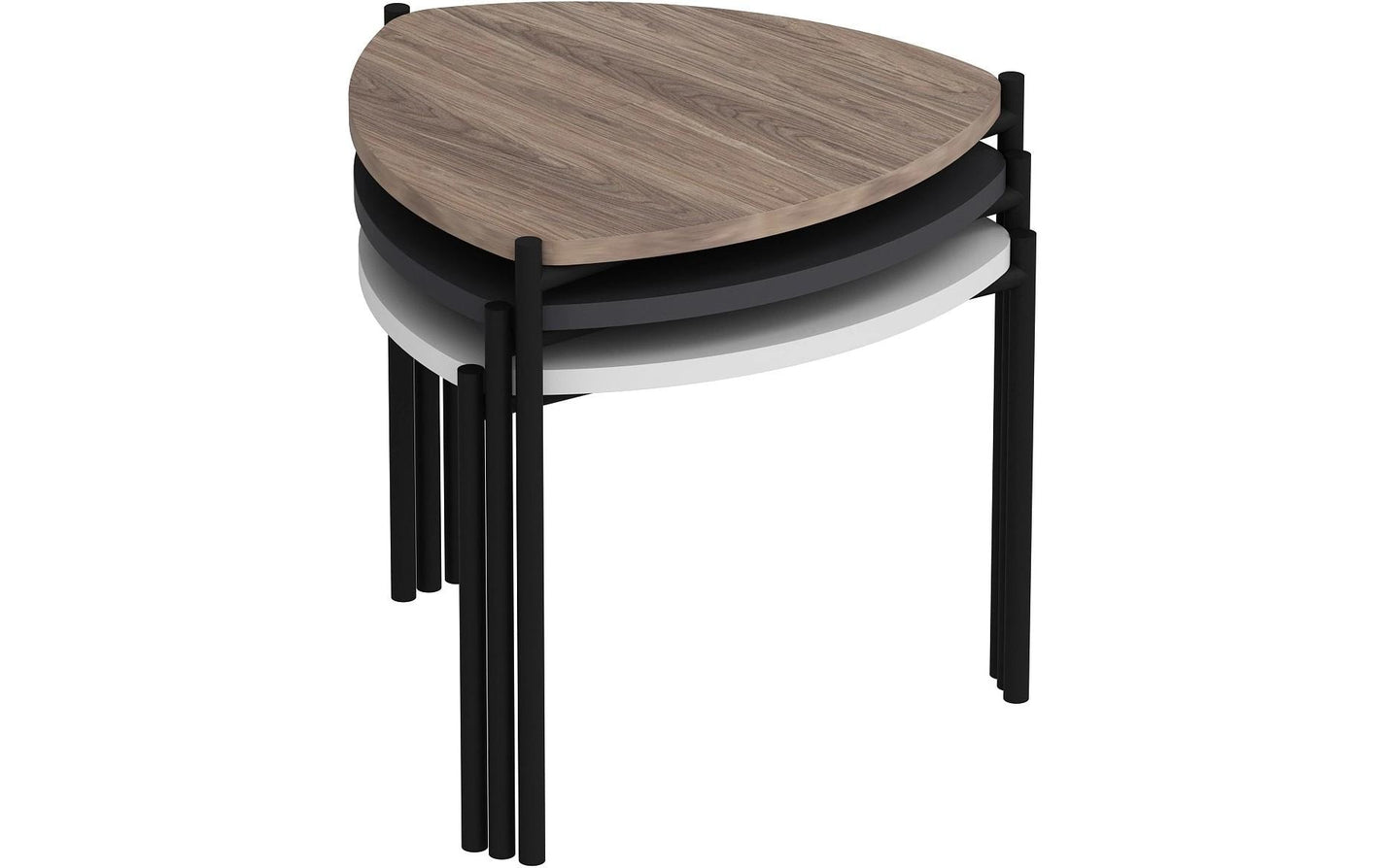 Beistelltisch Lenny 45 x 45 cm, Mehrfarbig