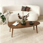 Tavolino Sweet 115 x 38 cm, noce marrone