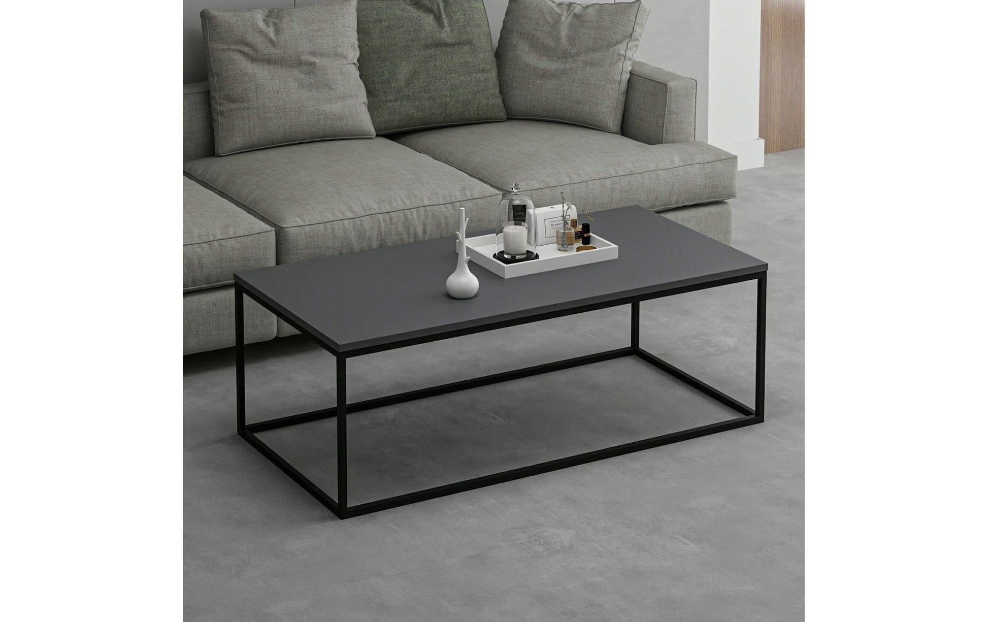 Couchtisch Tiger 120 x 42 cm, Grau - MEGART