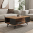 Couchtisch Yuka 90 x 39.5 cm, Braun - MEGART