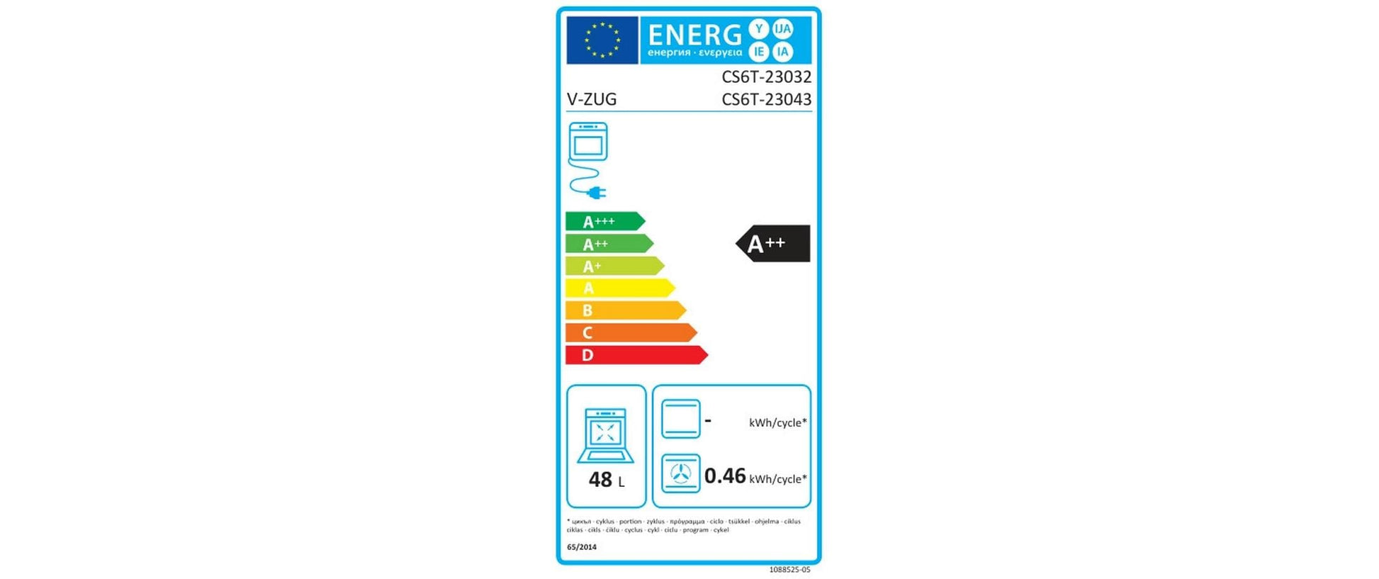 Einbaudampfbackofen CombiSteamer V6000 45F - MEGART