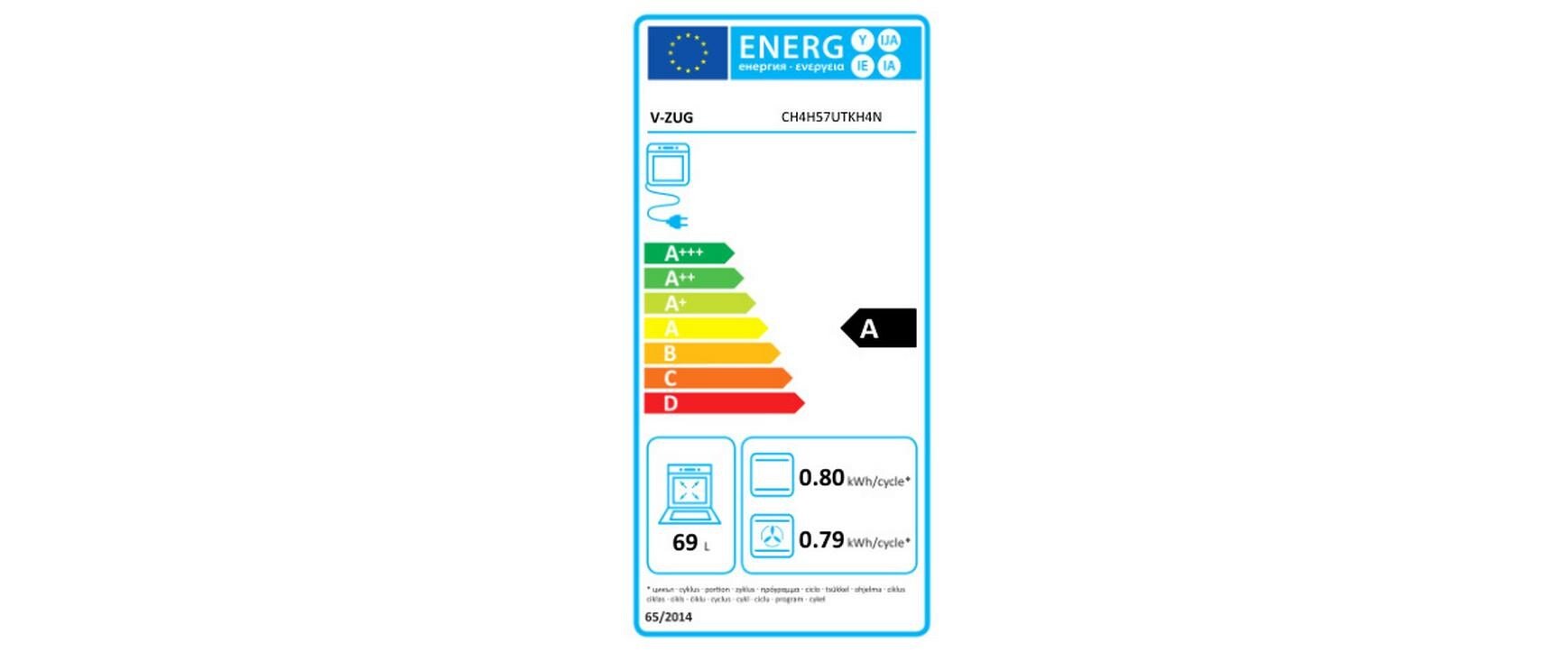 Einbauherd Combair V400 7UHC TopClean Black - MEGART